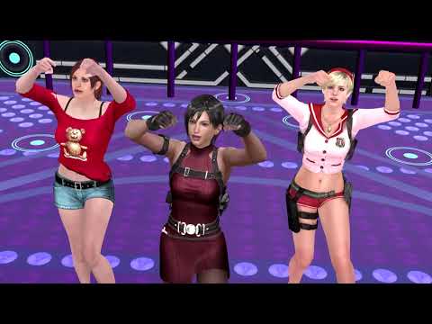 [MMD Resident Evil] Satisfaction dance - Ada Wong, Claire Redfield, Sherry Birkin バイオハザード