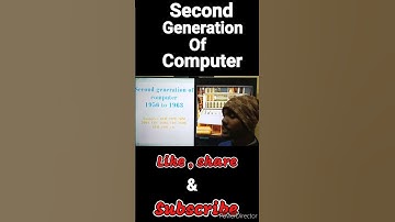 Second Generation Of Computer #shorts #ccc #computer #generationofcomputer