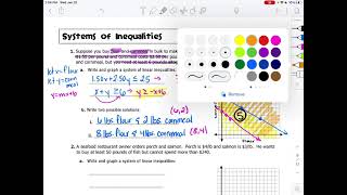 systems of Inequalities Word Problems