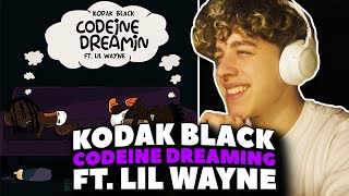 Kodak Black & Lil Wayne - Codeine Dreaming REACTION! [First Time Hearing]