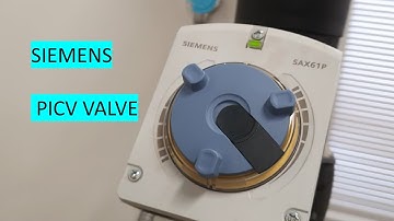 PICV Valve Pressure independence control valve Siemens valve
