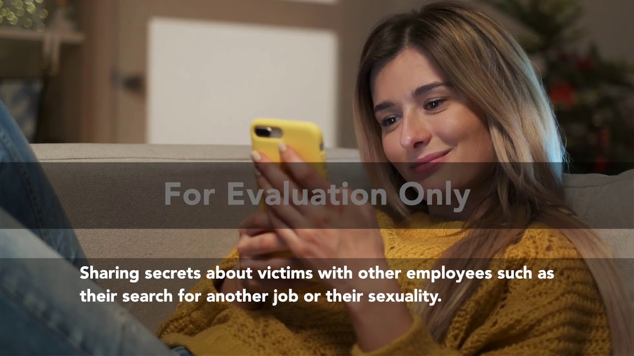 Electronic Harassment is Still Harassment Manager Version