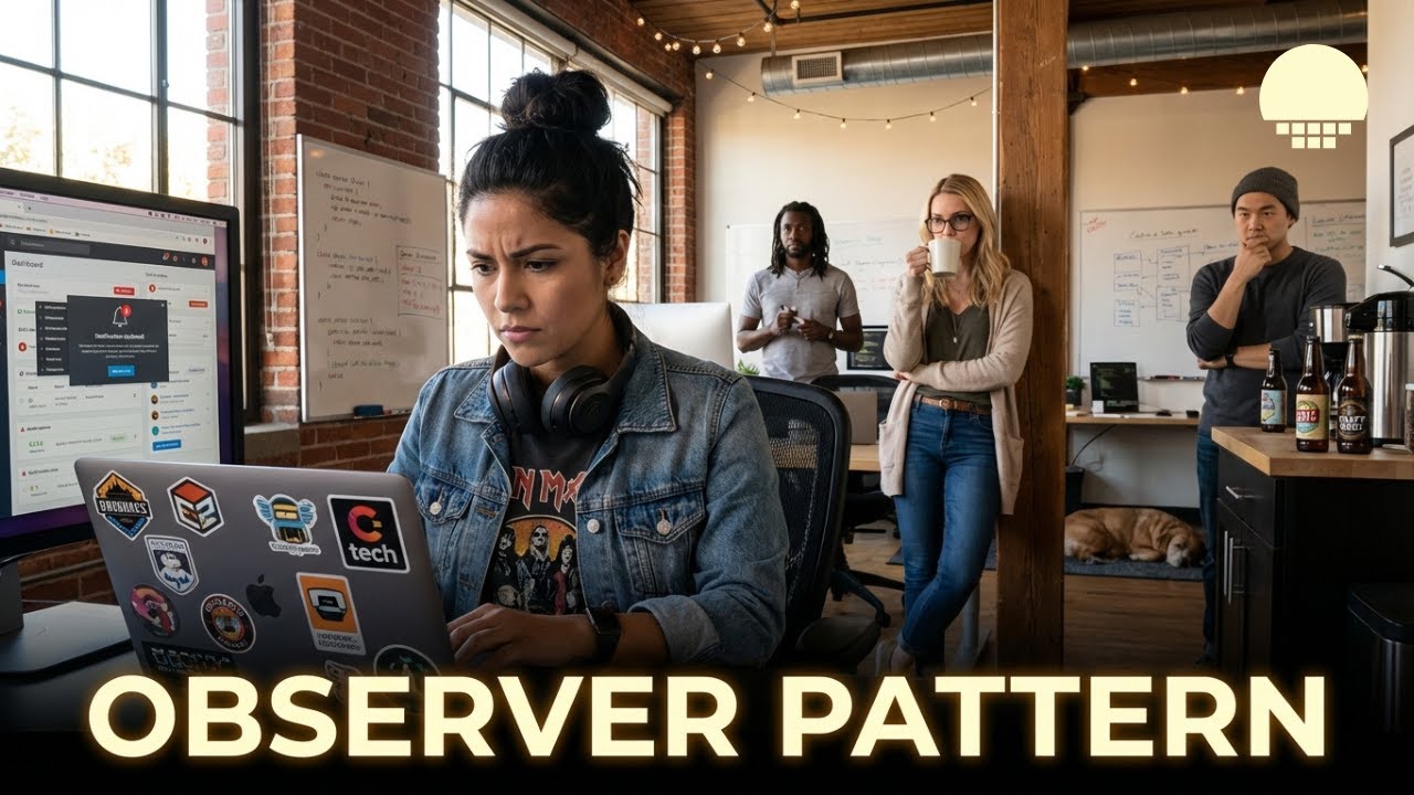 Observer Pattern Explained: Stop Writing Tightly Coupled Code - YouTube