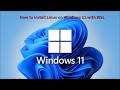 How to install Linux on Windows 11 with WSL #linux #windows #wsl #ubuntu