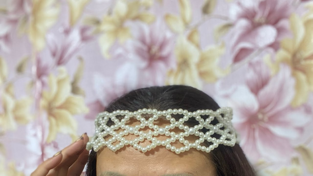 Диадема из бусин. Мастер класс для начинающих 