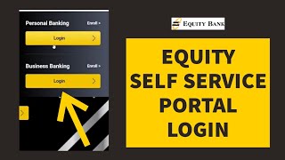 How To Login Equity Bank Online (2022) | Equity Self Service Portal Login screenshot 1