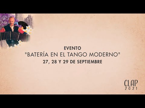 Seminario "La batería en el tango moderno" a cargo de Daniel "Pipi" Piazzolla | Día 1 - 2/2
