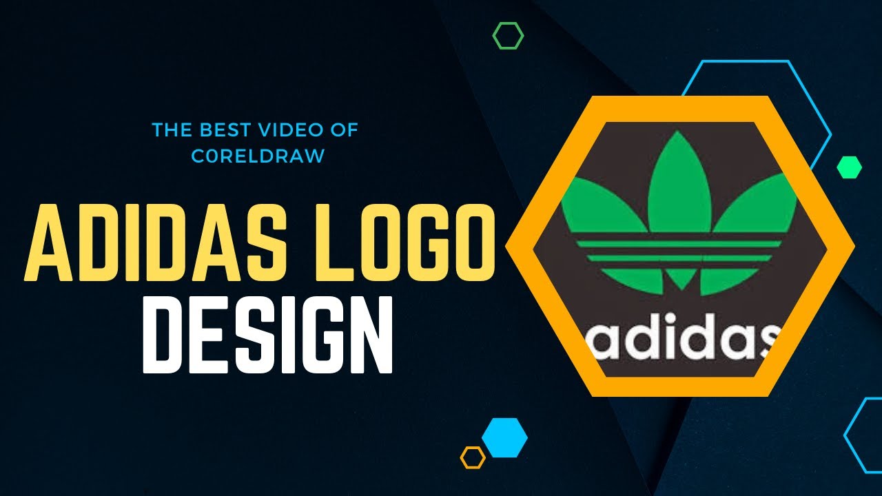 "adidas logo " in corel draw  