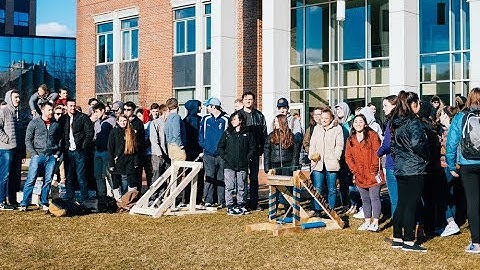 WPI Greek Week Catapult Launch