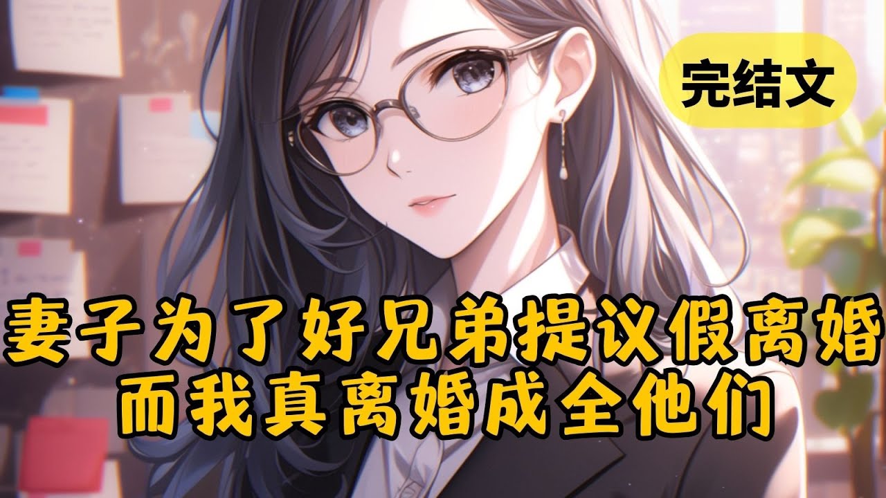 【爽文】妻子为了我的好兄弟提议假离婚，我笑着满口答应，不过财产全归我保管 #小说 #柳如烟 #一口气看完