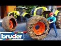 Bruder toys rc tractor mud wheels change