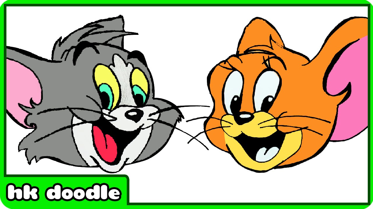 How To Draw Tom & Jerry and Many More Cartoon Drawings For Children by  HooplaKidz Doodle - YouTube