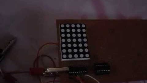 GSM message based LED display