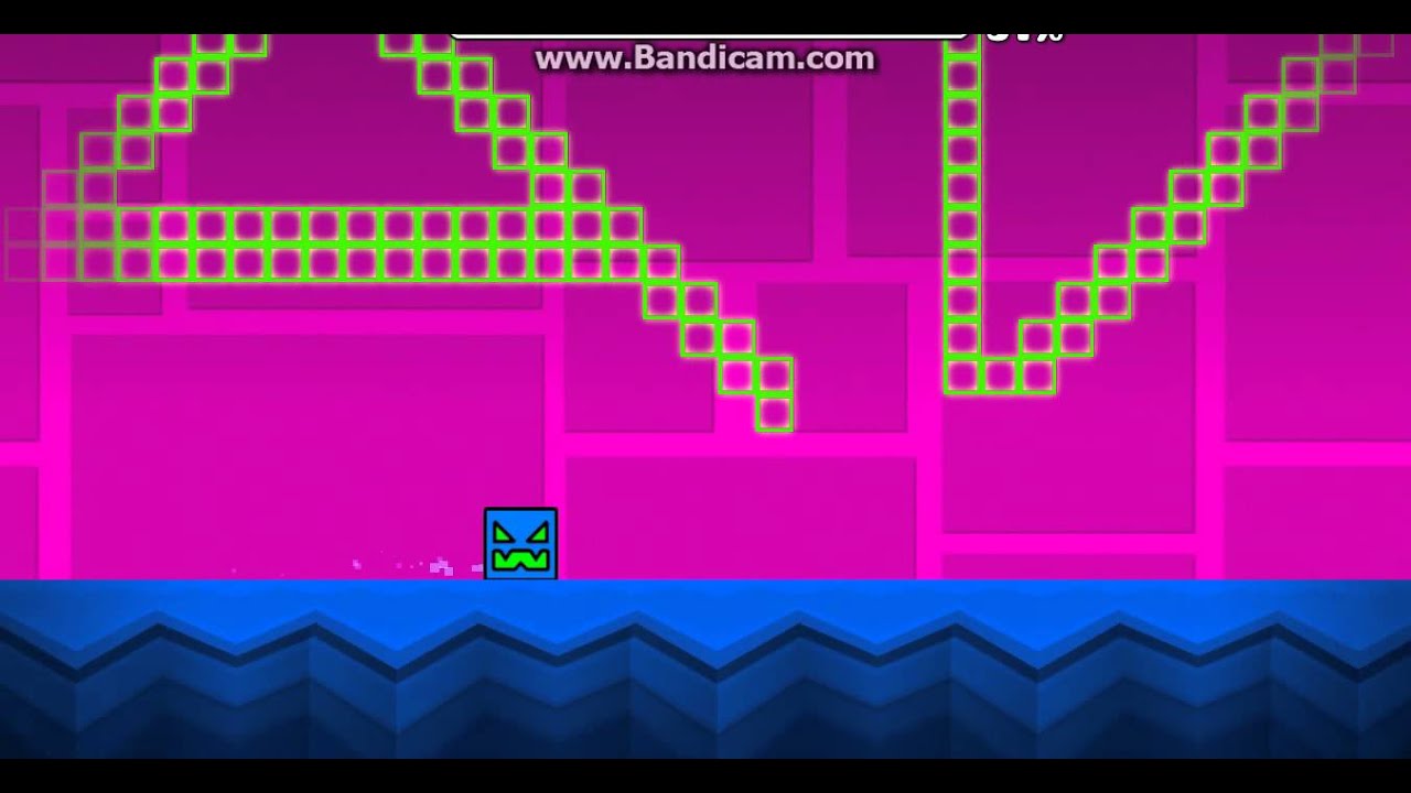geometry dash- i beat my own level - YouTube