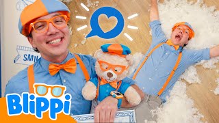 Building-A-Blippi-Bear🧸 | Blippi & Meekah Challenges and Games for Kids
