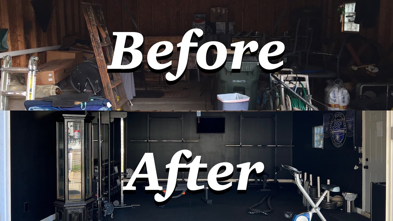 The Ultimate Home Garage GYM Transformation YouTube The Ultimate Home Garage GYM Transformation YouTube