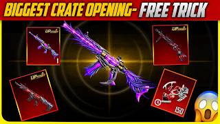 New Ultimate 0 UC Opening & Old Upgrade M416 Skin  Biggest Crate Opening & Free Crate Opening Trick