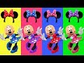 Wrong Hairs Minnie Mouse Learn Colors Finger Family Song Rhymes for Kids