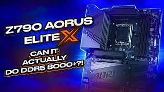 Aorus Z790 Elite X Gen review - BEST 4-dimm for DDR5 overclocking?! Watch before buying fast DDR5!