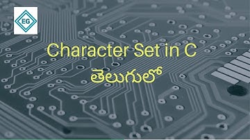 Character Set in C Programming | Telugu |
