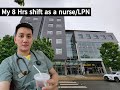 My 8 hours shift as a nurselpn