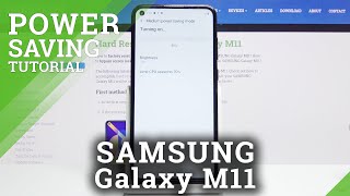 How to Enable Power Saving Mode on SAMSUNG Galaxy M11 – Turn On Battery Saver screenshot 3