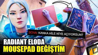 RADIANT elo'da MAÇTA MOUSEPAD değiştim, COMEBACK atıp 30 VURDUM!