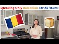 Speaking Only Romanian For 24 Hours! Life In USA, The Romanian Language; Learn How to Make Loaf Cake
