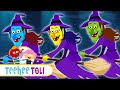 Teen Rangeen Chudail | Hindi Songs & Halloween Stories For Kids By Teehee Toli