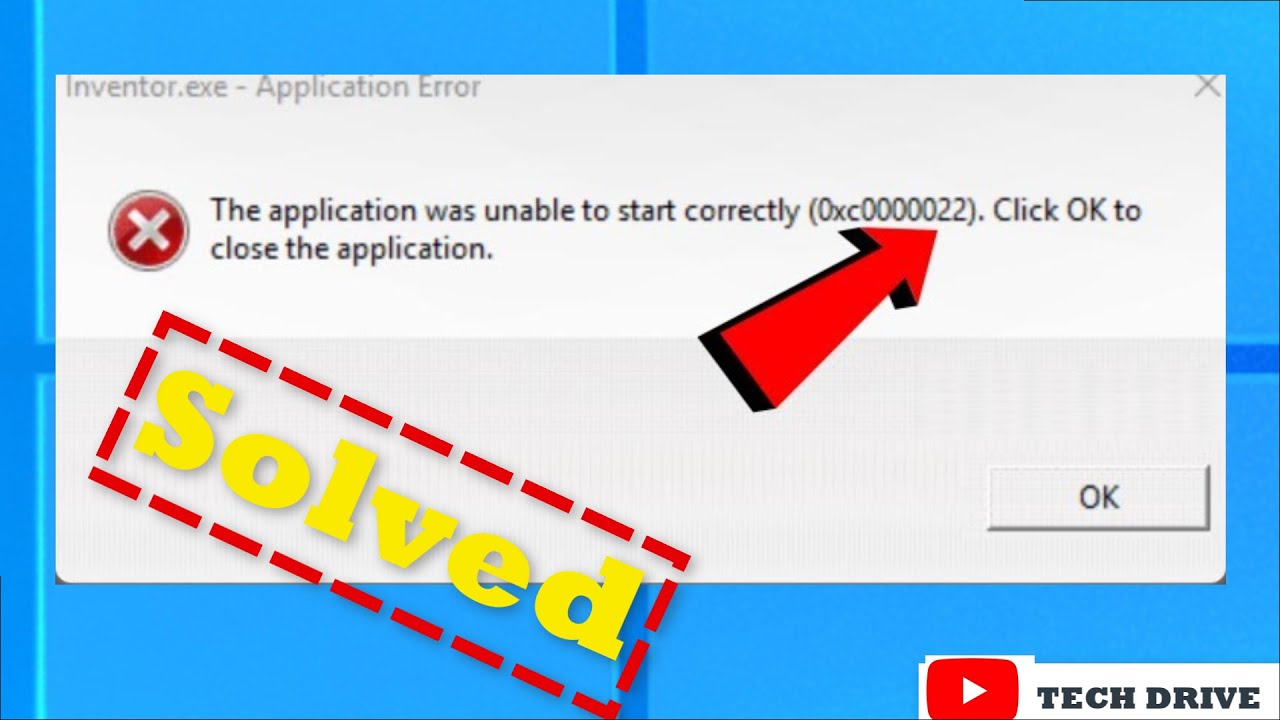 Permanent Discomfort Ace How To Fix The Error 0xc0000022 On Windows 10 The Application Was Unable To Start Correctly - solved - YouTube Permanent Discomfort Ace How To Fix The Error 0xc0000022 On Windows 10 The Application Was Unable To Start Correctly - solved - YouTube