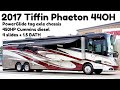 2017 Tiffin Phaeton 44OH 1.5 BATH A Class 450HP Cummins Diesel PowerGlide Tag Axle - $299,900