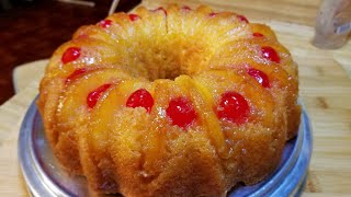 Professional Baker Teaches You How To Make UPSIDE DOWN CAKE!