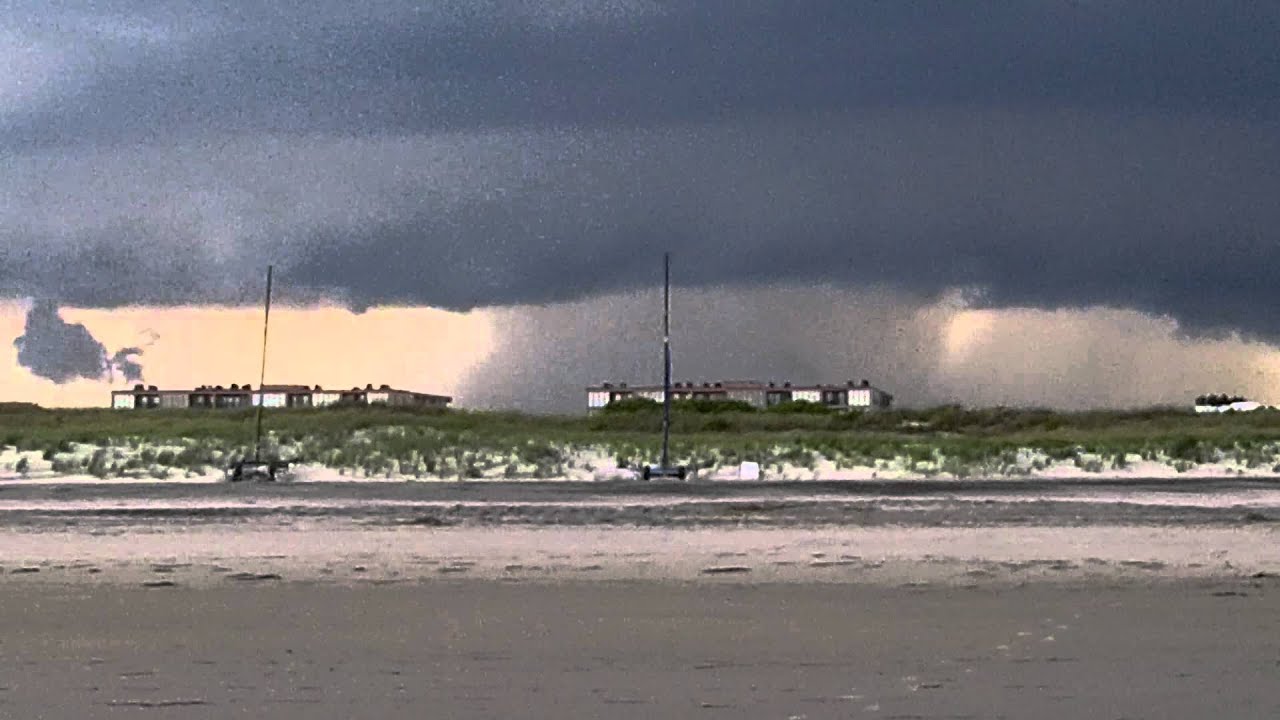 Galloway, NJ storm video shot from Brigantine YouTube