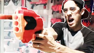 NERF Official | Building the BIGGEST NERF FORT EVER with Zach King! | NERF Nation