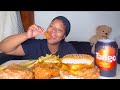 CHICKEN SHOP MUKBANG | FRIED CHICKEN | CHICKEN WINGS | CHICKEN BURGER