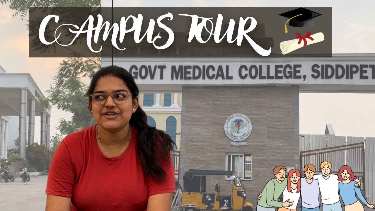 SGMC( govt medical College siddipet ) CAMPUS AND MESS TOUR | hostel,college,ground,library,mess|