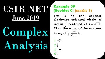 CSIR NET MATHEMATICS | Complex Analysis | Cauchy’s Integral Formula June 2019