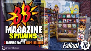 33 Magazine Locations over 3 Farming Runs | Fallout 76 Magazine Farming | Maps Included | LITerally