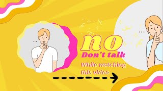 Don't 🚫 talk while watching 👀 this video 📷