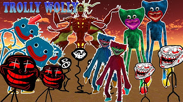 TROLLGE EXTRME: TROLLY WOLLY vs HUGGY WUGGY - Garry