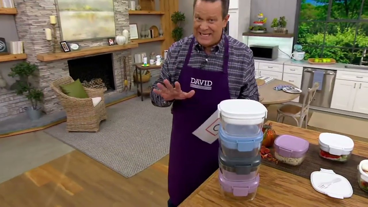 Bentgo Glass Salad Container with Removable Tray on QVC