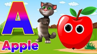 Learn The ABC Phonic Song with APPLE as Your First Lesson-ABC Songs, ABCD, Nursery Rhymes