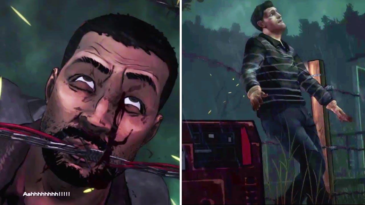 Lee Shoots Andy vs Andy Electrocutes Lee to Death -All Choices- The Walking  Dead - YouTube