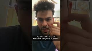 Internal reco expected Q may 26 ca sandeep sharma #shorts #ytshorts