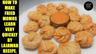 How to make Fried Paneer Momos at home in hindi.