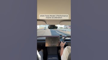 Insane acceleration performance🔥 #tesla #electriccar ￼