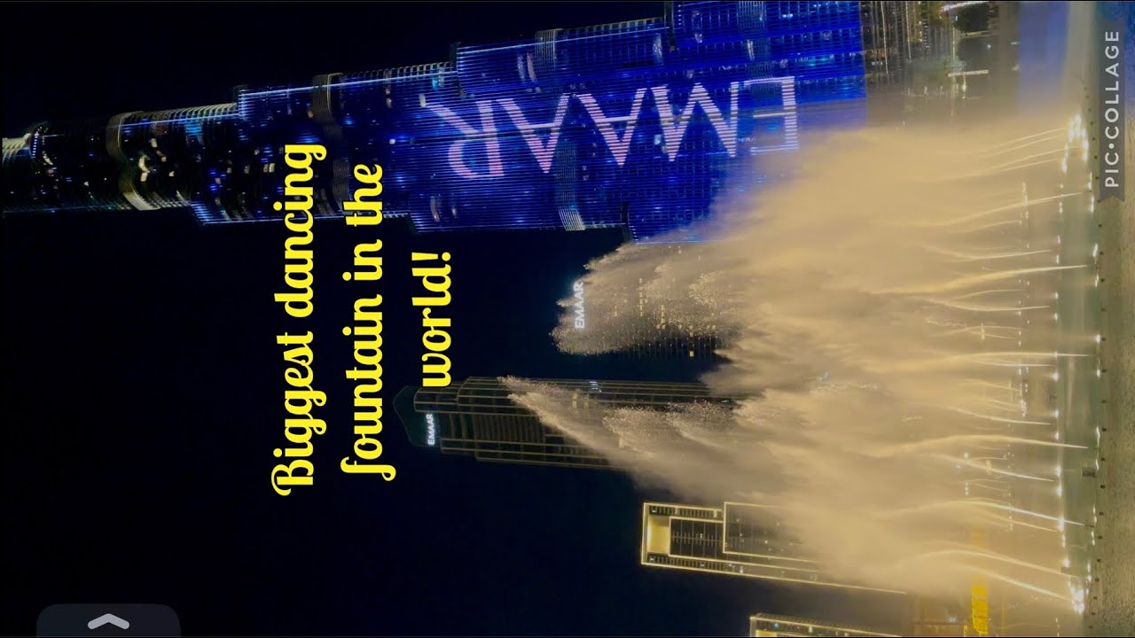 Dancing fountain of dubai super ganda #dubai