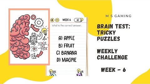 Brain Test: Tricky Puzzles Weekly Challenge, Week - 6 || Walkthrough Solution || #shorts