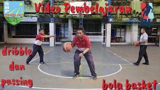 Video Pembelajaran dribble dan passing bola basket