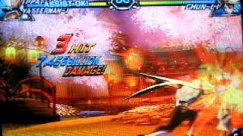 Ippatsuman Combo 04 42.5k (Yatterman 1 assist) - Tatsunoko vs Capcom UAS